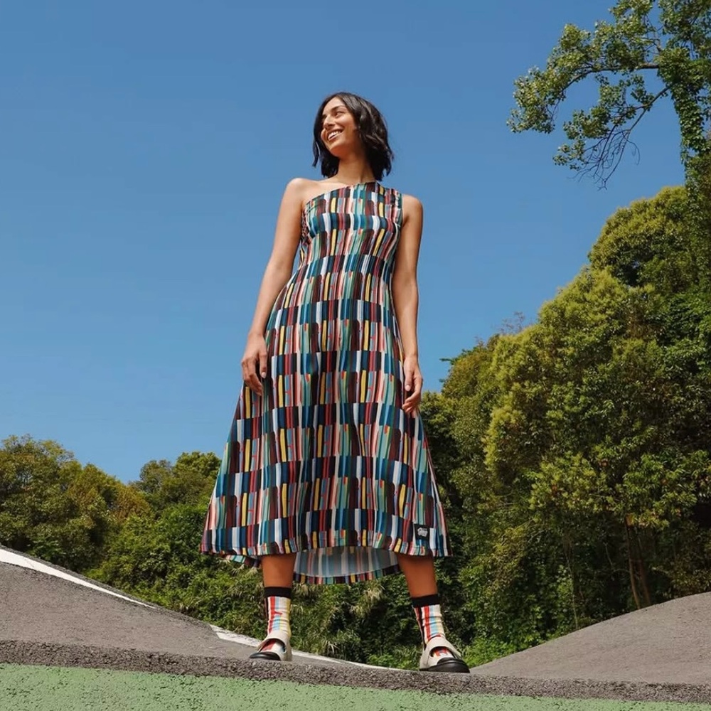 NWT Skunkfunk SKFK x GREMS Eder Collab Dress Midi 6
